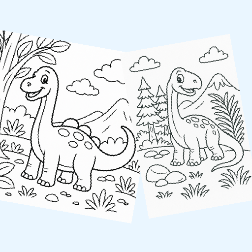 Free dinosaurs & prehistoric coloring pages for kids
