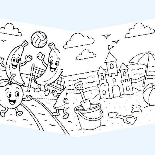 Free nature & seasons coloring pages for kids