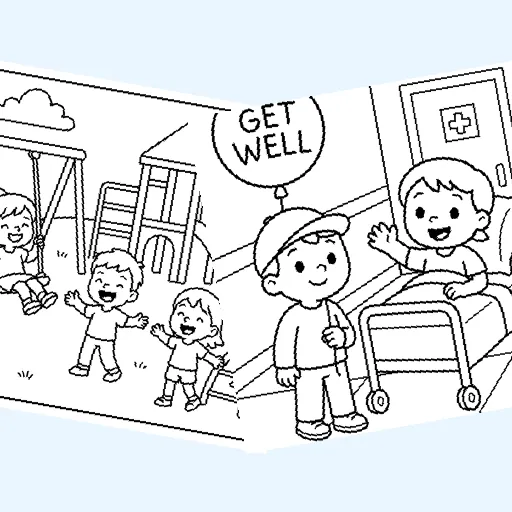 Free public places coloring pages