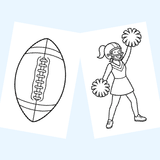 Free sports & hobbies coloring pages for kids