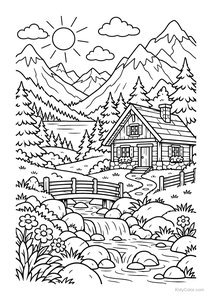 Cozy Cabin in Mountain Valley