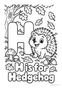 H is for Hedgehog