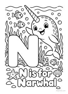 N is for Narwhal
